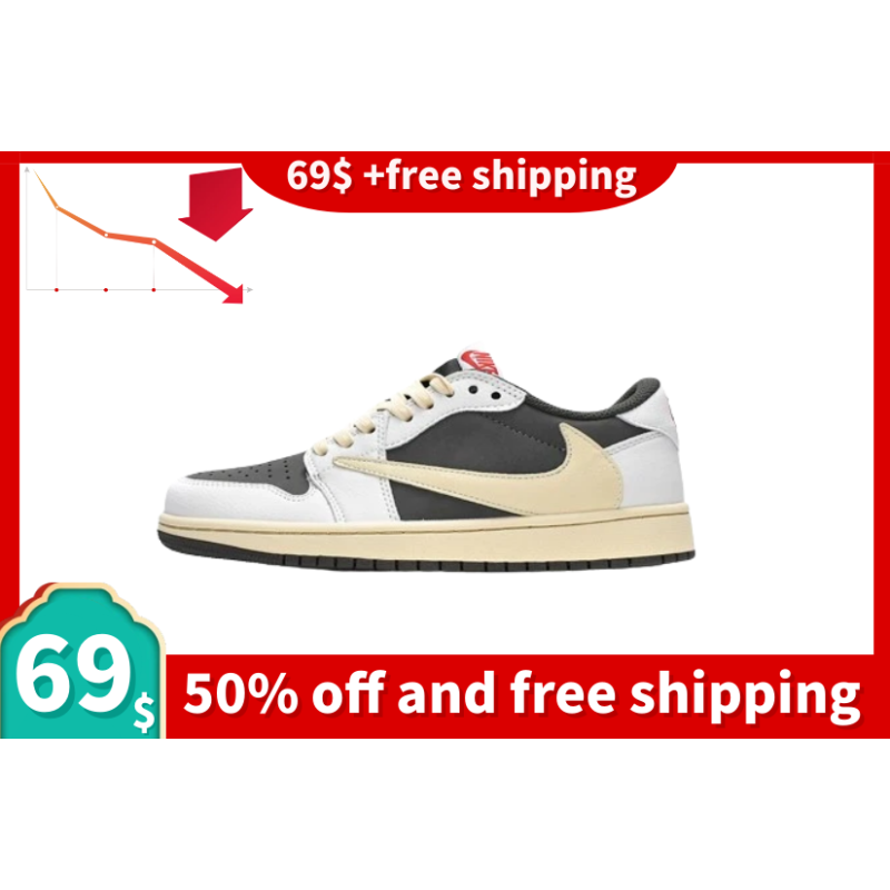  【69$ with free shipping】  Jordan 1 Retro Low OG SP Travis Scott Reverse Mocha,DM7866-162