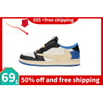  【69$ with free shipping】  Jordan 1 Low Travis Scott Fragment Design,DM7866-140