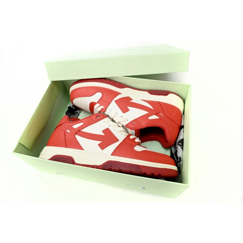 PKGoden  OFF-WHITE Out Of Office Red And White OMIA189F 22LE00 10128