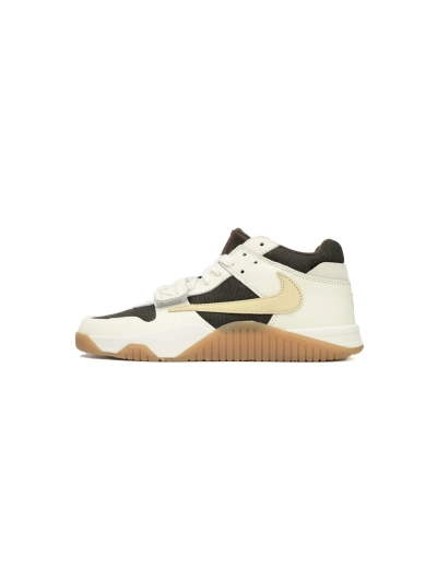 PKGoden  Travis Scott × Jordan Jumpman Jack TR White Brown  FZ8117-100 01
