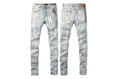 New Purple Brand Fashion Men Blue Jeans 01