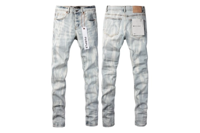 New Purple Brand Fashion Men Blue Jeans 01
