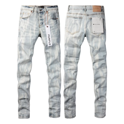 New Purple Brand Fashion Men Blue Jeans 01