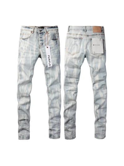 New Purple Brand Fashion Men Blue Jeans 01