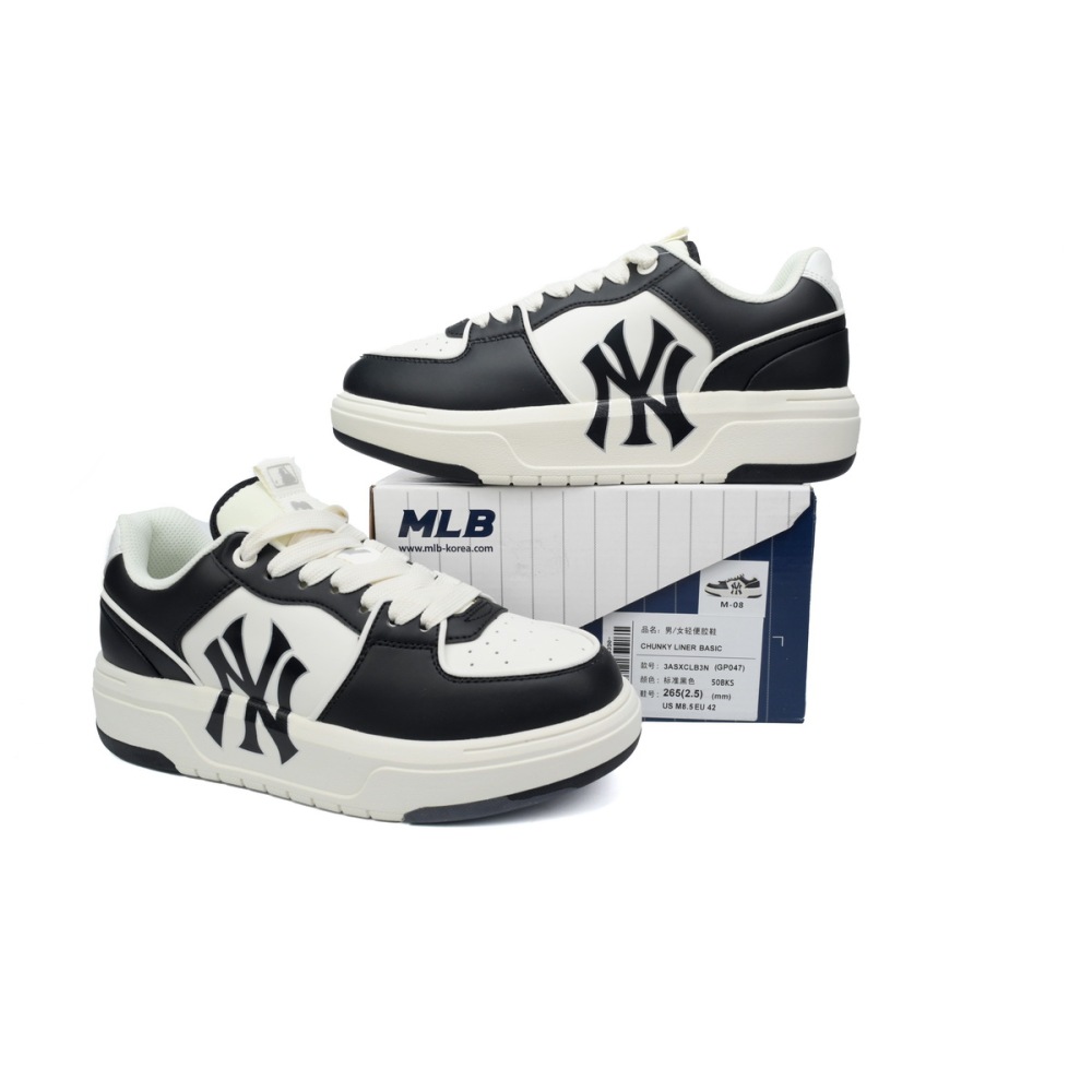 PKGoden Giày MLB Chunky Liner New York Yankees Black 3ASXCLB3N-50BKS