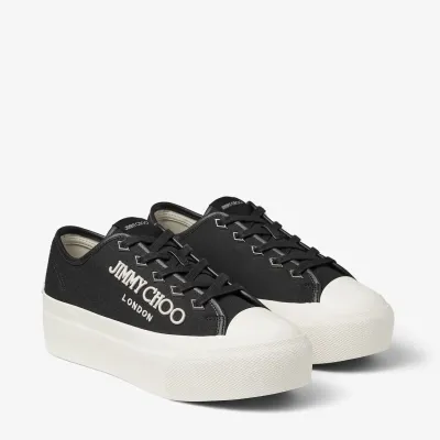 PK Jimmy Choo PALMA MAXI/F Black White 02