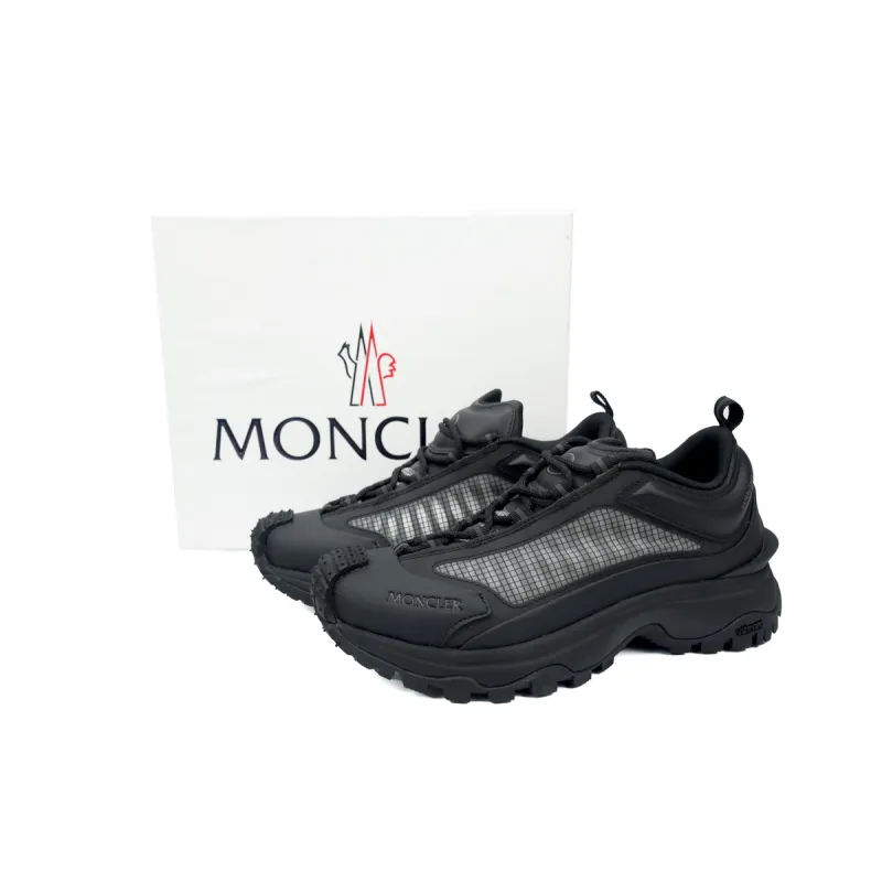 PKGoden Moncler Trailgrip Leather Black All Black Mesh I109A 4M00130 M2808