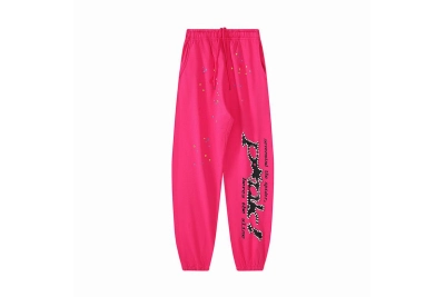 Sp5der Pink Pants 1247201 01