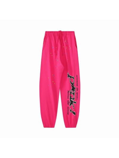 Sp5der Pink Pants 1247201 01