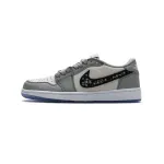 PKGoden Dior x Air Jordan 1 Low Wolf Grey CN8608-002