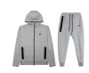 Nike Tech Fleece Hoodie And Pant Grey Set