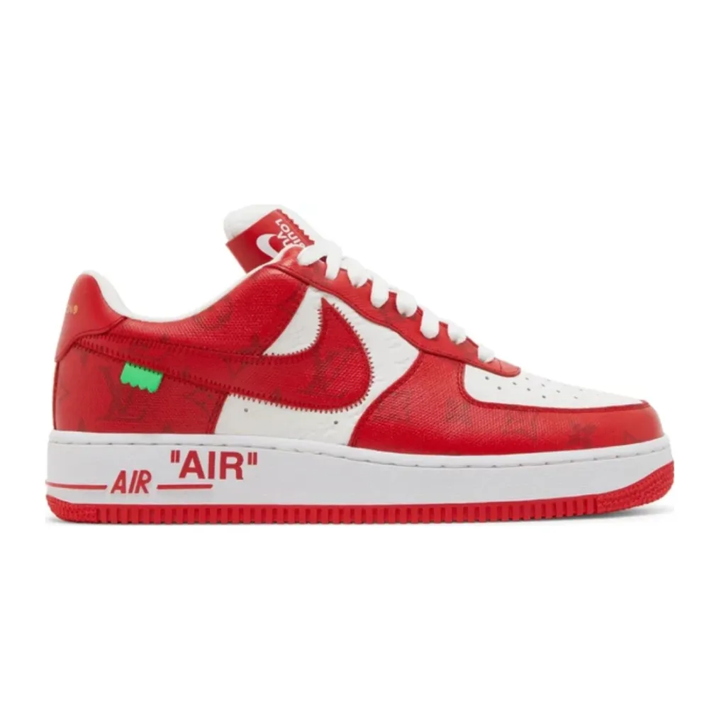 PKGoden Louis Vuitton x Air Force 1 Low "White Comet Red"