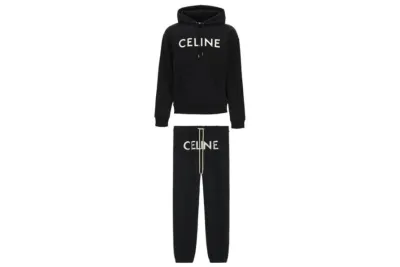 CELINE TRACKSUIT BLACK SET 01
