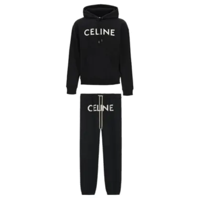 CELINE TRACKSUIT BLACK SET 01