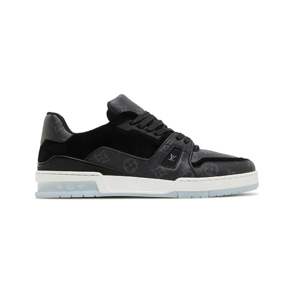 Louis Vuitton Trainer Black Monogram 1A8PUA