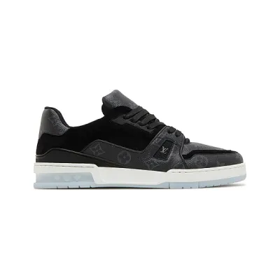 Louis Vuitton Trainer Black Monogram 1A8PUA 01