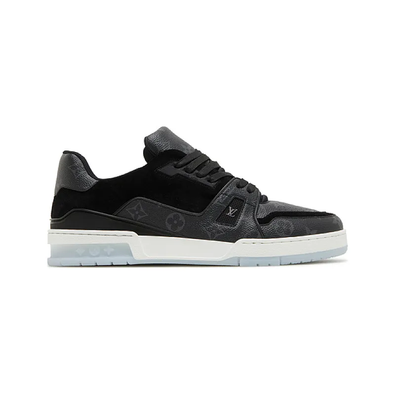 Louis Vuitton Trainer Black Monogram 1A8PUA