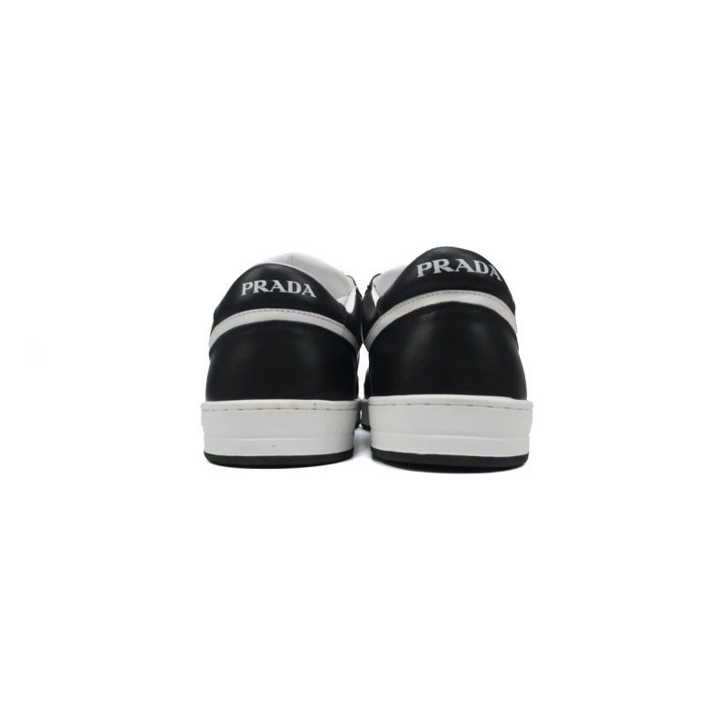 PKGoden Prada Downtown Low Sneakers Black and White