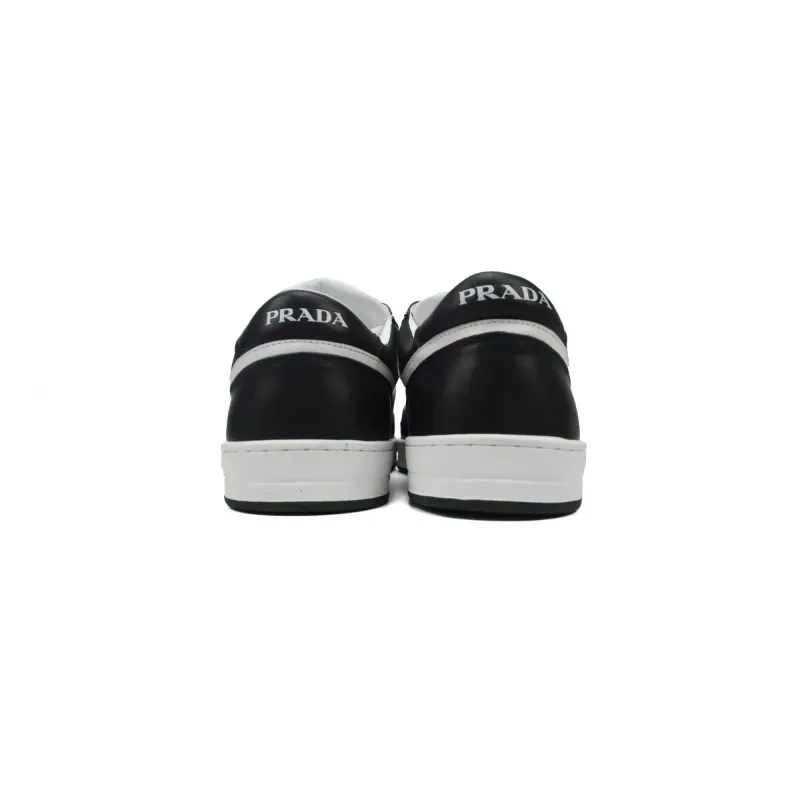 PKGoden Prada Downtown Low Sneakers Black and White