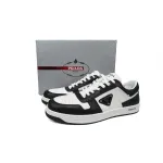 PKGoden Prada Downtown Low Sneakers Black and White