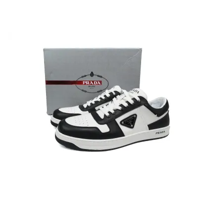 PKGoden Prada Downtown Low Sneakers Black and White 02