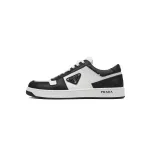 PKGoden Prada Downtown Low Sneakers Black and White