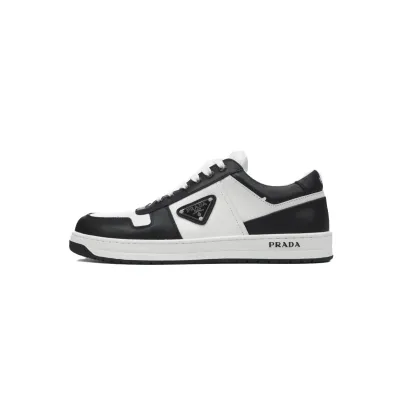 PKGoden Prada Downtown Low Sneakers Black and White 01