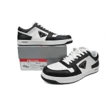 PKGoden Prada Downtown Low Sneakers Black and White