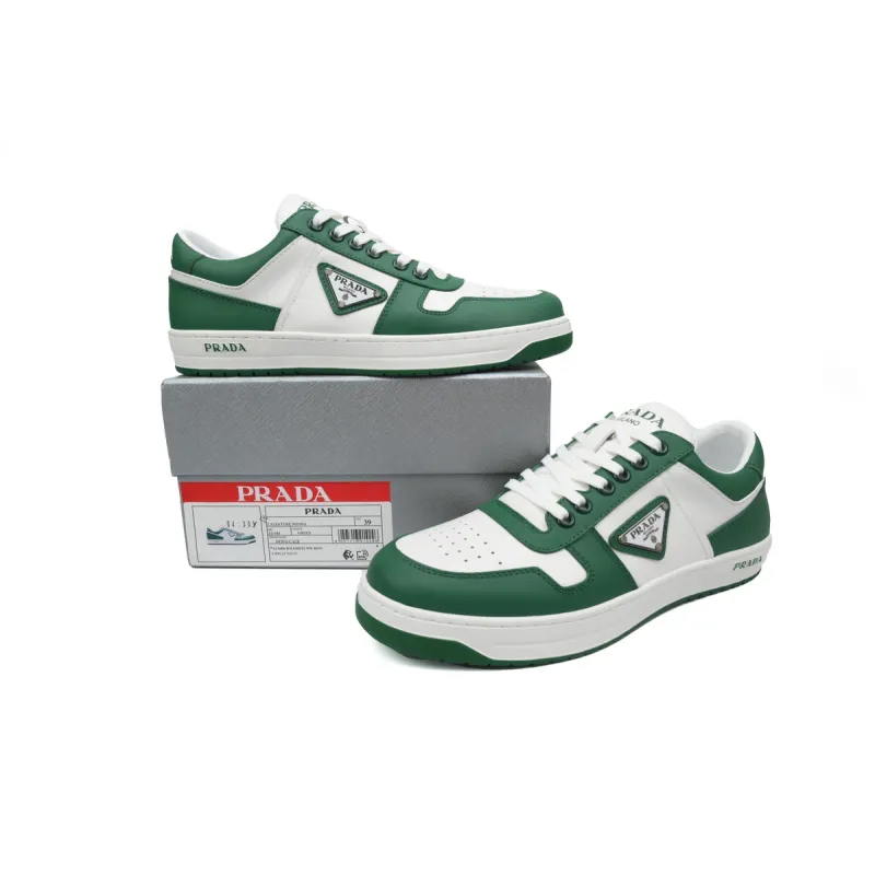 PKGoden Prada Downtown Low Sneakers White Green