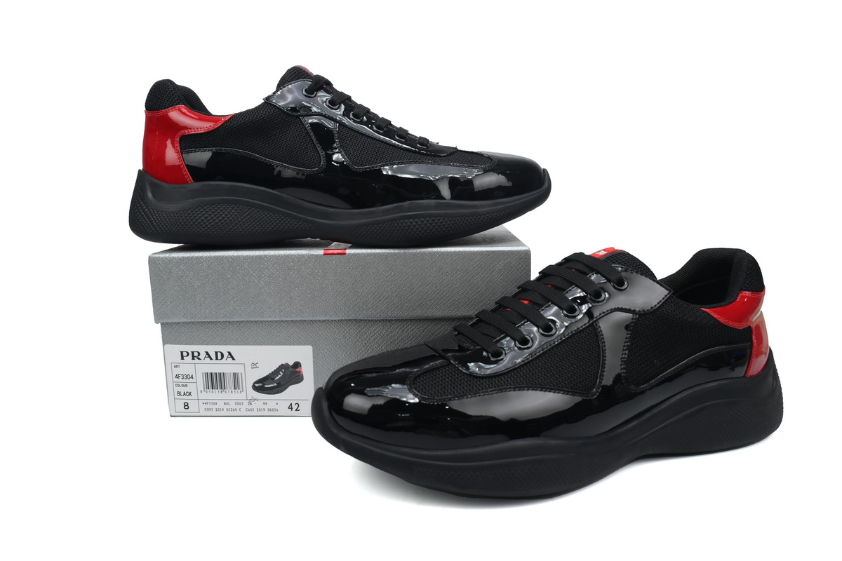 PKGoden Prada Sneakers Black Red