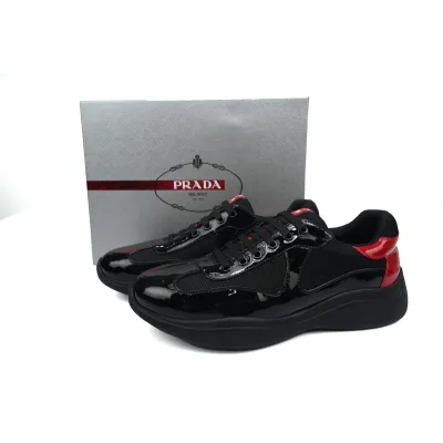 PKGoden Prada Sneakers Black Red 02