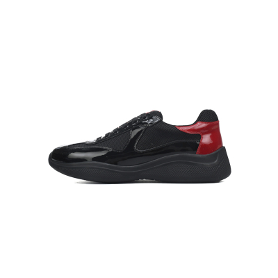 PKGoden Prada Sneakers Black Red 01