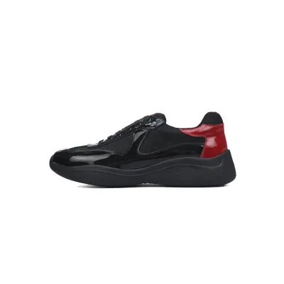 PKGoden Prada Sneakers Black Red 01