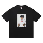 Supreme T-shirt Black White 001