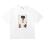 Supreme T-shirt Black White 001