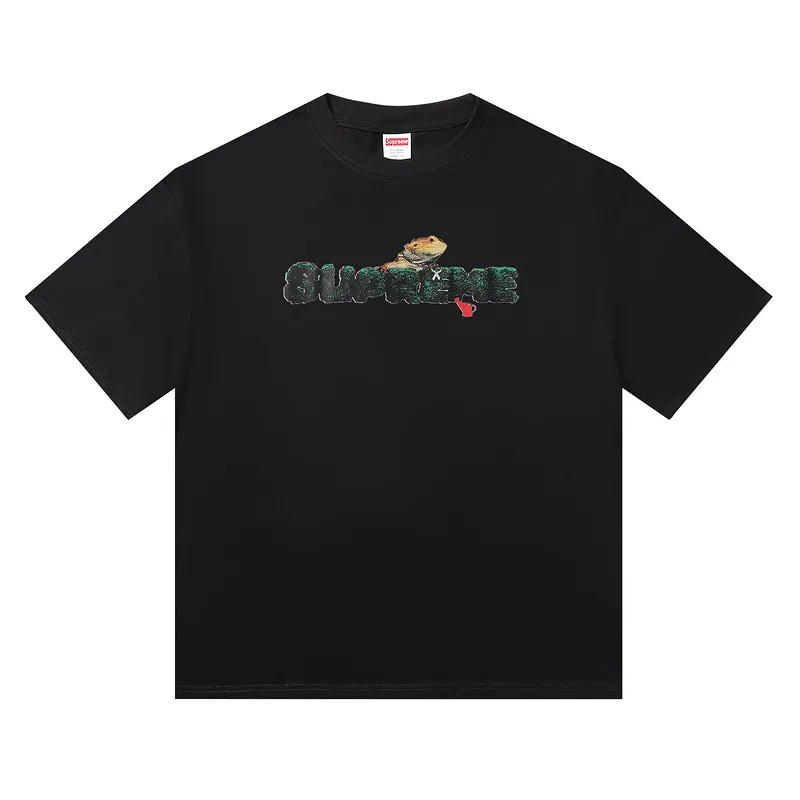 Supreme T-shirt Black White 007