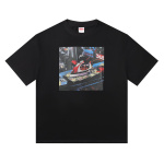Supreme T-shirt Black White 008