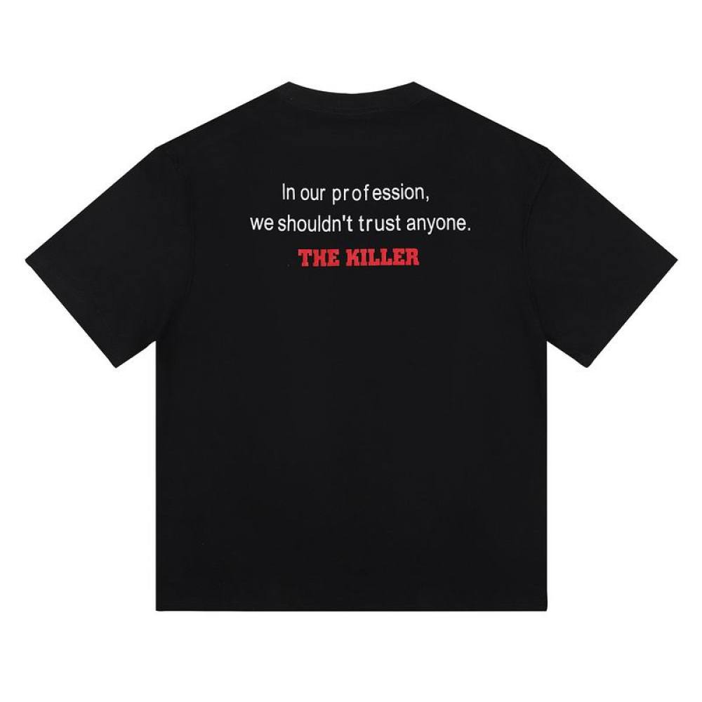 Supreme T-shirt Black White 009