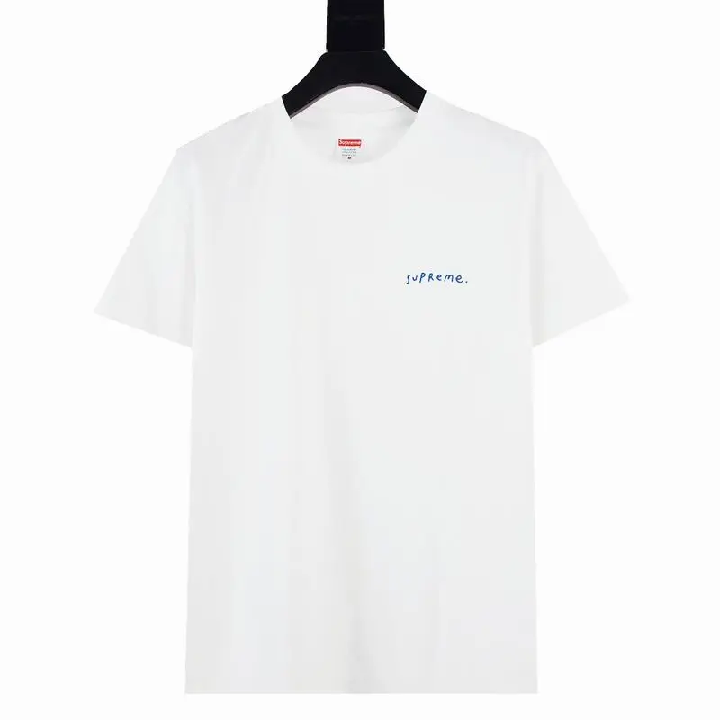 Supreme T-shirt Black White 012