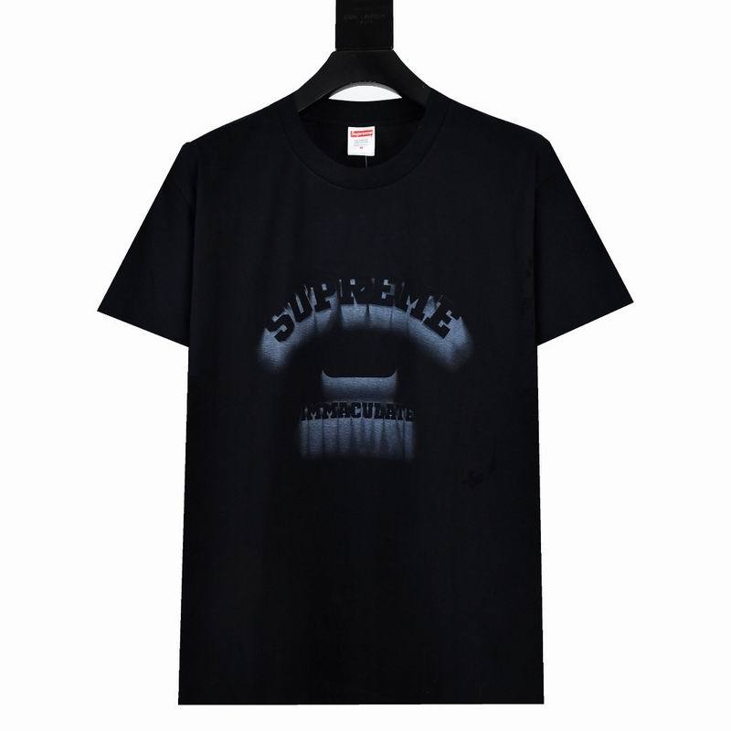 Supreme T-shirt Black White 013