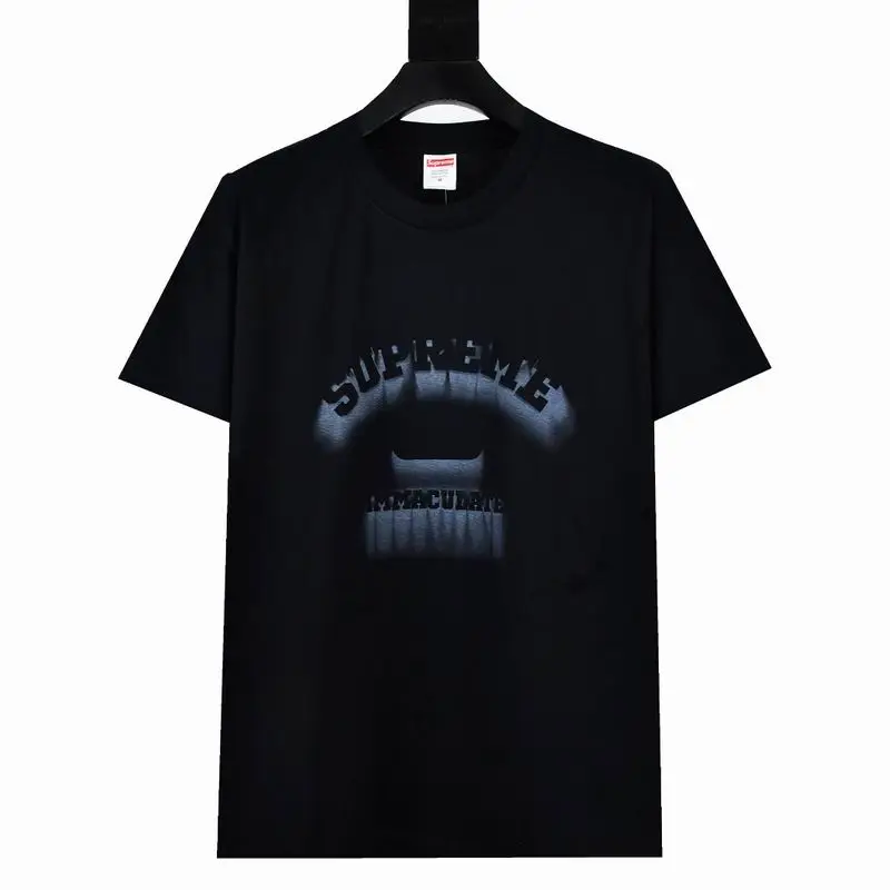 Supreme T-shirt Black White 013