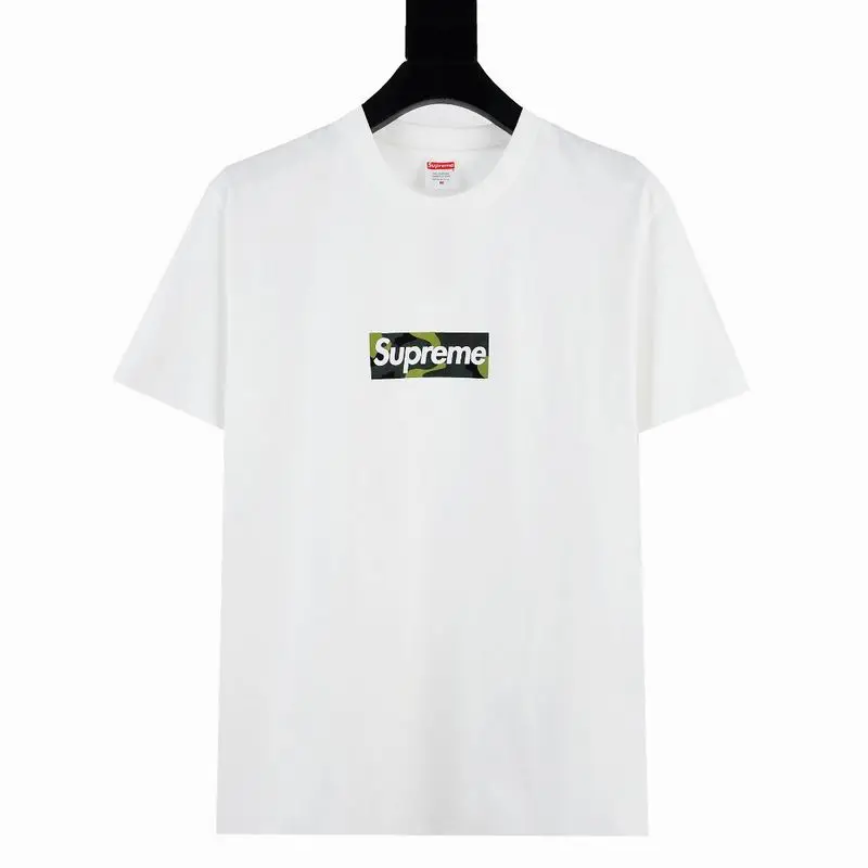  Supreme T-shirt Black White 028