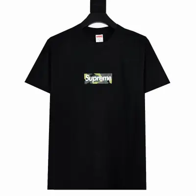  Supreme T-shirt Black White 028 02