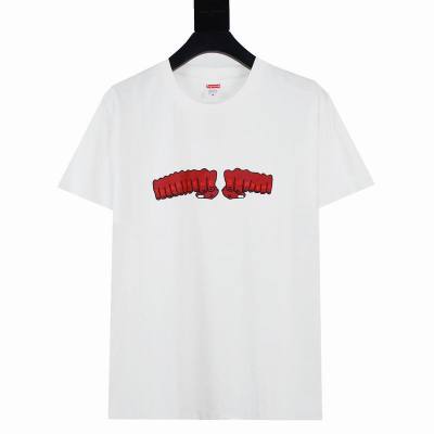 Supreme T-shirt Black White 015 02