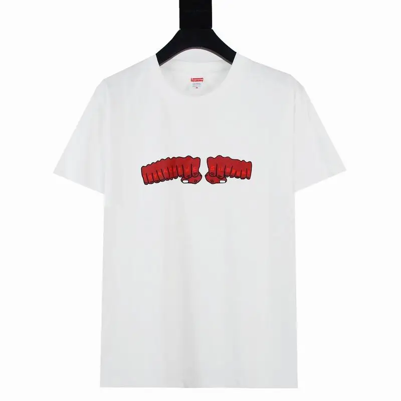 Supreme T-shirt Black White 015