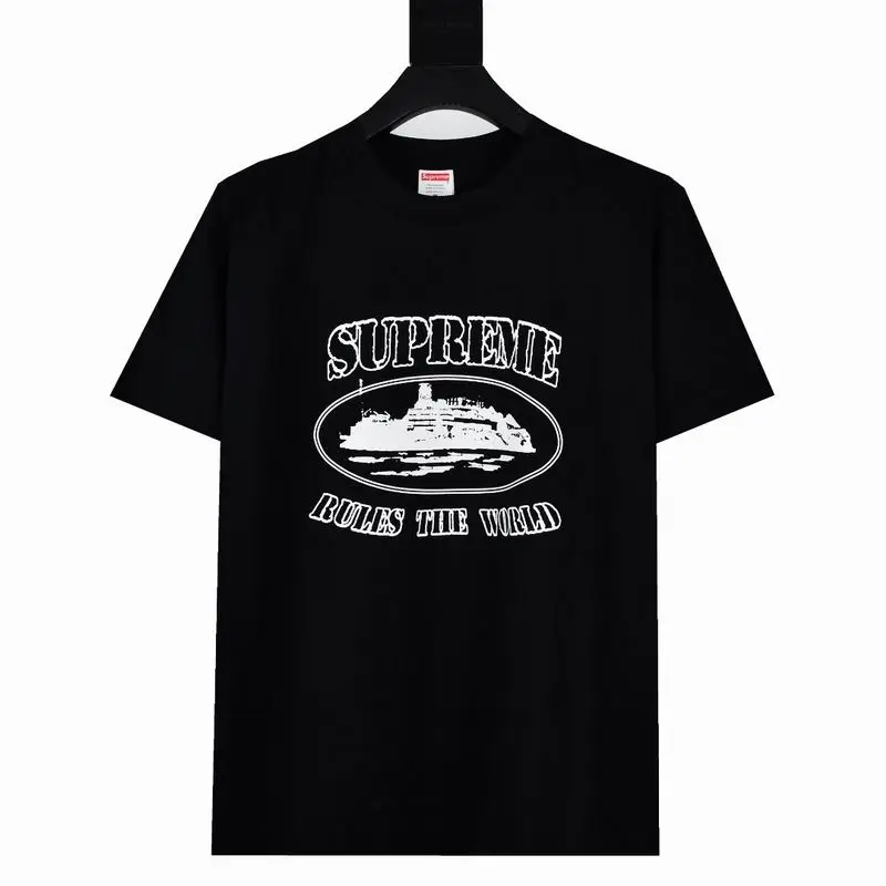 Supreme T-shirt Black White 017