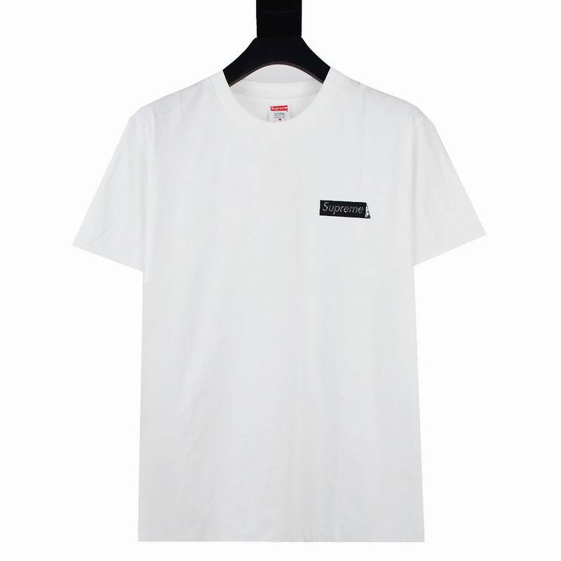 Supreme T-shirt Black White 019