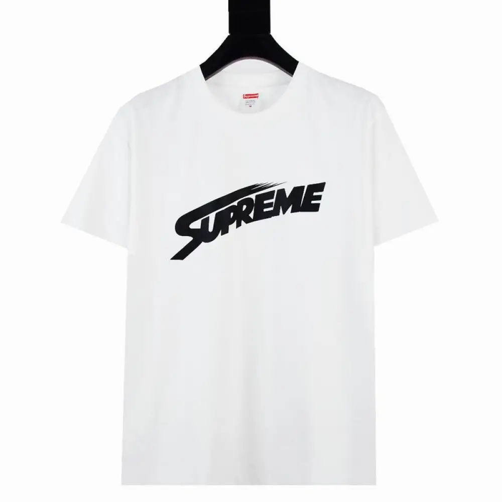 Supreme T-shirt Black White 021