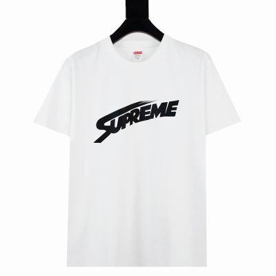 Supreme T-shirt Black White 021 01