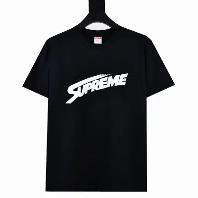 Supreme T-shirt Black White 021 02